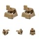 thumbnail image 2 of 2pcs Car Sun Visor Hook Clips Bracket Hanger 12681000127101 For Mercedes W123 W124 W126 W140 W201 New Car Sun Visor Snap - Sun Visors, 2 of 4