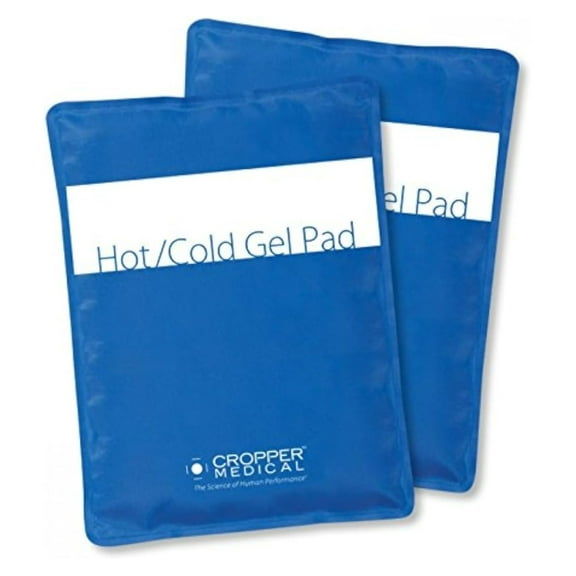 Hot/Cold Therapy Gel Pads (2 Pack) for Muscle & Joint Relief