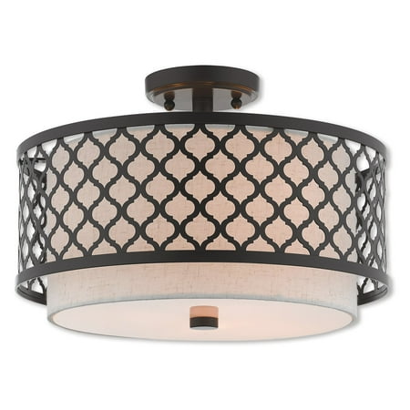 

Livex Lighting Arabesque 3-Light Semi-Flush Mount Ceiling Light
