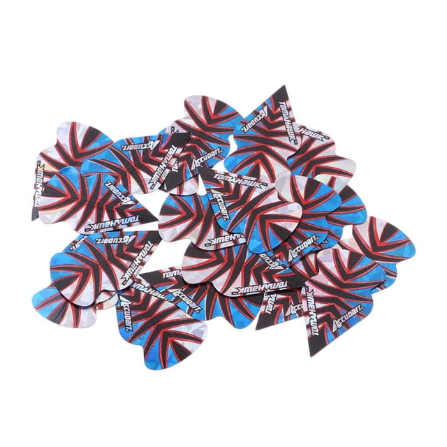 Plumas de dardos de 20 contadas - Patrones geométricos estándar Protectores de plumas de dardos - de accesorios para dardos Macarena Vuelos a Dart
