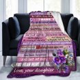 thumbnail image 2 of To My Mom Throw Blanket,Mother's Day Blanket,Soft Micro Fleece Blankets Birthday Gifts for Bed Couch Travel Beach, 2 of 7