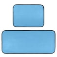 thumbnail image 6 of Ryvnso Solid Blue Color Kitchen Rugs Set Non Slip Runner Mats for Dining Room, 6 of 7