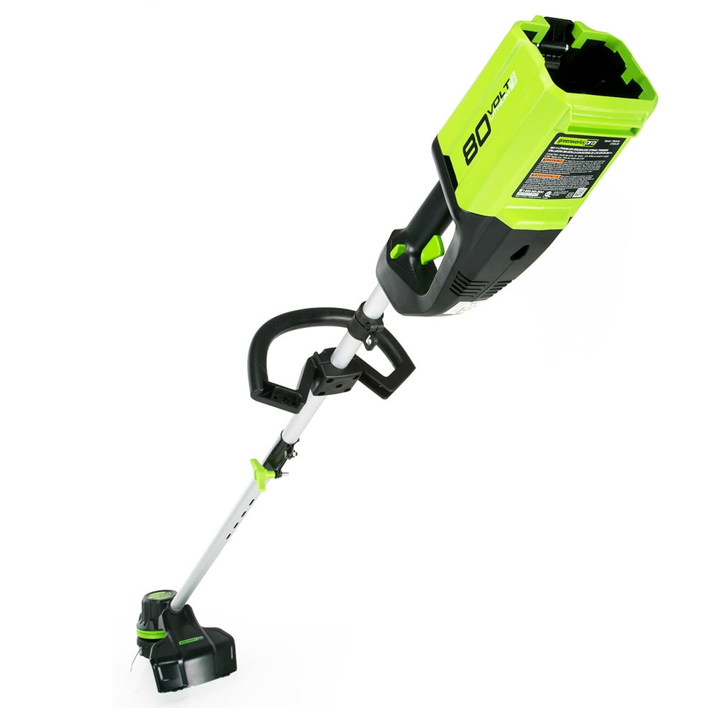 Greenworks Pro 80v 16 Inch Cordless String Trimmer Battery And Charger