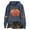Blue, variant on Women's Sequin Pumpkin Graphic Hoodie Long Sleeve Pullover Casual Fall Winter Sweatshirt Top,S