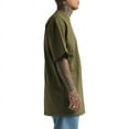 thumbnail image 4 of 3 Pack Shaka Wear Men's Max Heavyweight Short Sleeve Crew Neck T-Shirt - Olive - XL, 4 of 4