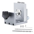 thumbnail image 1 of Oblique Hole Drilling Template Pocket Jig Dowel Clamps Device Set Woodworking Adjustable Drill Formwork Rail Positioner, 1 of 4