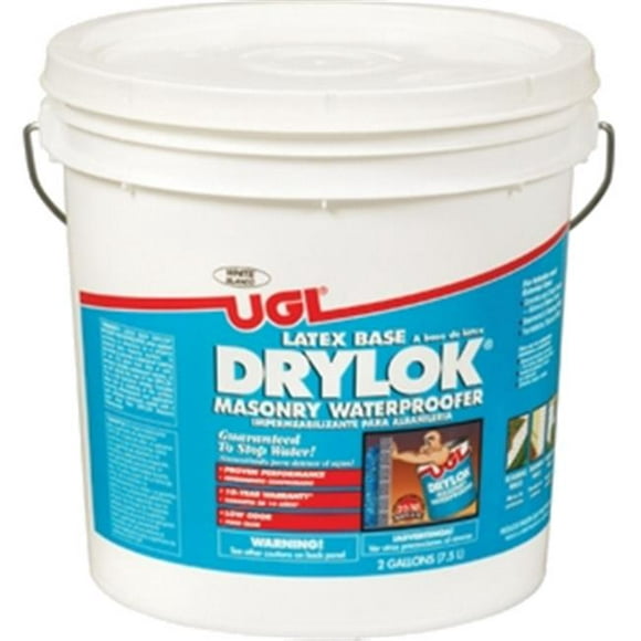 UGL 27514 2 Gallons Base en Latex Drylok Imperméable Prêt Mixte&44; Blanc