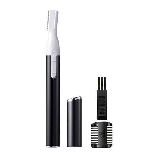 Recortadora de cejas eléctrica Yuyangstore Trimmer eléctrico de cejas negro