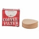 thumbnail image 2 of Papel colador de café, 100 piezas Papel de filtro de café Papel de filtro Filtro de café Aspecto llamativo, 2 of 6
