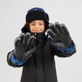 thumbnail image 4 of WinterProof Royal Abstract Camo Reflective Boy's Ski Glove, 4 of 8