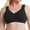 Black, variant on Stamzod Plus Size Womens Wireless Bra Wire Free Comfort Push Up Underwear Daily Bras Bralette