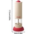 thumbnail image 5 of Electric Salt and Pepper Grinder | Black Pepper Grinder | Rechargeable Mill, Portable Kitchen Gadget with Adjustable Coarseness for Home Kitchen, 5 of 18