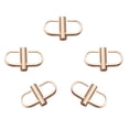 thumbnail image 3 of 5pcs Metal Buckle Chain Strap Adjustment Buckles Screw Fastening Buckle Accessories for Backpack Suitcase DIY Craft (Golden), 3 of 6