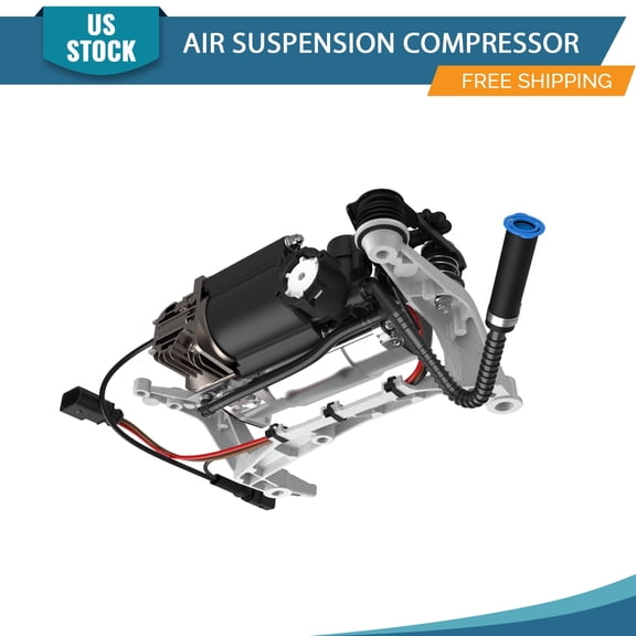 YXPCARS Air Suspension Compressor with Bracket for Porsche Cayenne Audi Q7 VW Touareg (AC1401B)