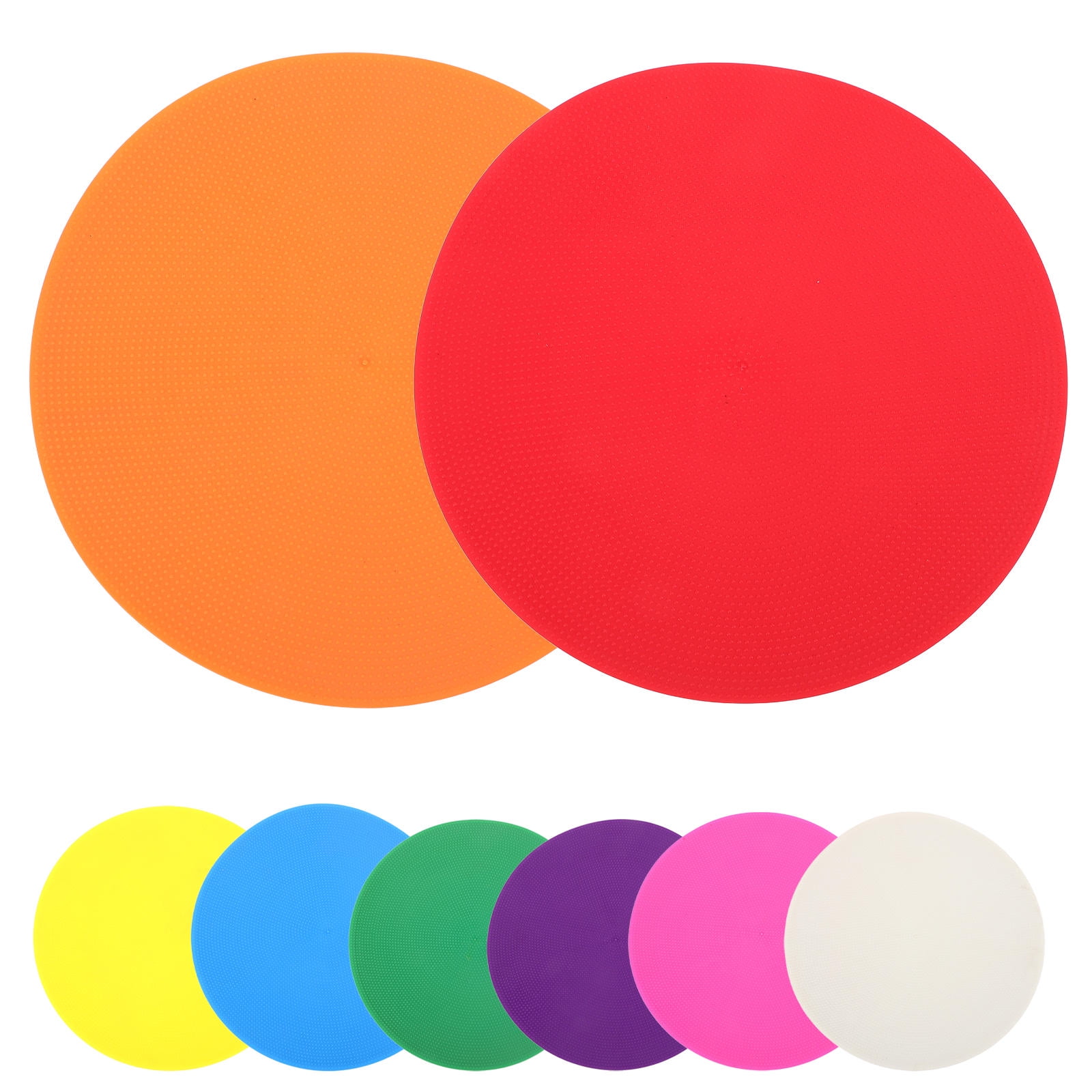 GOOHOCHY 8-Piece Soccer Training Discs Set, Multi-Functional Football Agility Cones for Kids and Adults, Football Practice Equipment