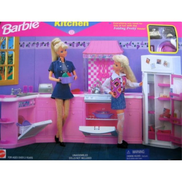 barbie folding pretty house 1996