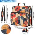 thumbnail image 2 of FORMRS Zipper Binder with Shoulder Strap 2-inch Ring 500 Sheet Capacity File Bag, Flowers Pattern, 2 of 5