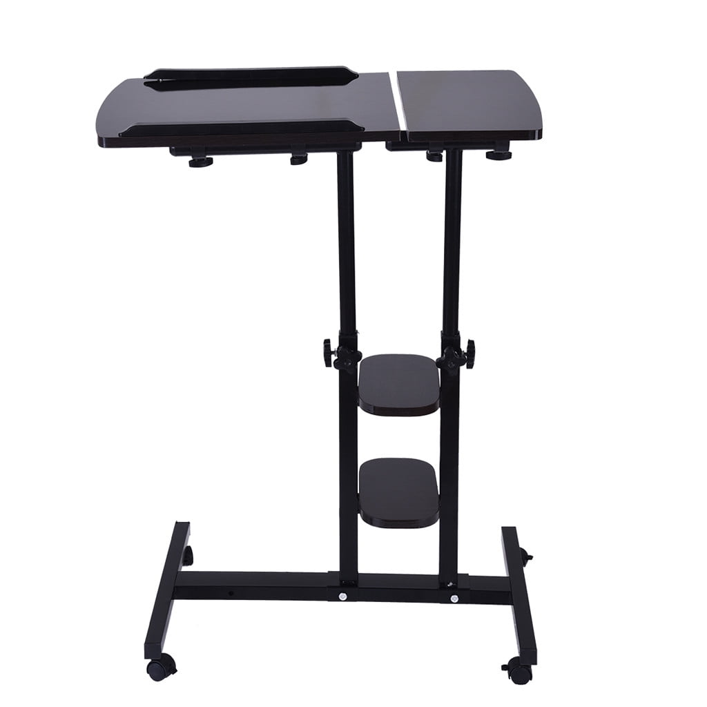 GraPefruiT Home Office Desk Can Be Raised and Lowered Folding Computer Desk 64cm40cm