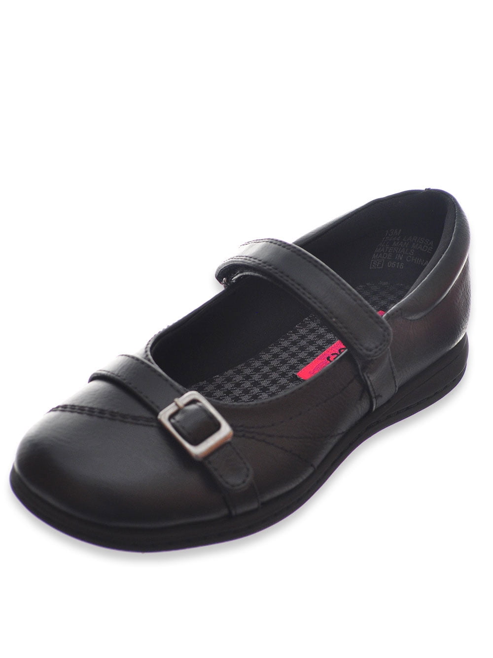 Valencia Imports - Rachel Girls Larissa Buckle Velcro School Shoes ...