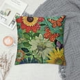 thumbnail image 2 of PHYHOO Spring Throw Pillow Covers Decorative Outdoor Sunflower Pillow Case, Green Flower Sofa Couch Patio Cushion Case, Floral Cushion Covers for Holiday Home Seasonal Spring Decor, 2 of 5