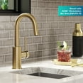 thumbnail image 4 of Kraus Oletto Single Handle Kitchen Bar Faucet with QuickDock Top Mount Installation Assembly in Spot Free Antique Champagne Bronze, 4 of 14