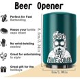 thumbnail image 2 of Abridor de botellas de cerveza LIUXGMXG automático magnético de acero inoxidable personalizado para barbacoa, 2 of 4