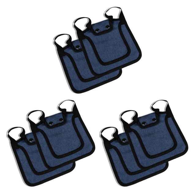 Methold 2 piezas de sillín de pollo con correas ajustables, tela Oxford, delantal plegable para , ala trasera de aves de corral, Protector de Azul 3Conjunto