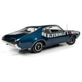 thumbnail image 5 of 1/18 1969 Oldsmobile Cutlass 442 Coupe Blue, American Muscle Auto World AMER1235, 5 of 6