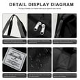 thumbnail image 2 of Weekender Bag for Women Cute Travel Tote Bag Gym Duffel Bag with Toiletry Bag Carry On Bag Overnight Bag with Wet Pocket Hospital Bag for Labor and Delivery(Black), 2 of 7