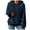 Navy, variant on Women's Off Shoulder Hooded Hoodie Long Sleeve Casual Warm Teddy Drawstring Pullover Thermal Underwear Top
