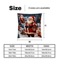thumbnail image 5 of Santa Claus Luxurious Velvet Pillows Covers Set of 2 for Throw Pillow or Bed Pillow, Unique Patterns, 16x16 18x18 20x20 Inches,for Various Occasions, 5 of 6