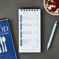 thumbnail image 3 of Juvale Food Journal - 12 Pack, 4 x 8 In, Softcover - Daily Food Tracker Journal - Calorie Log Book with Meal Plan & Water Intake Sections, 3 of 9