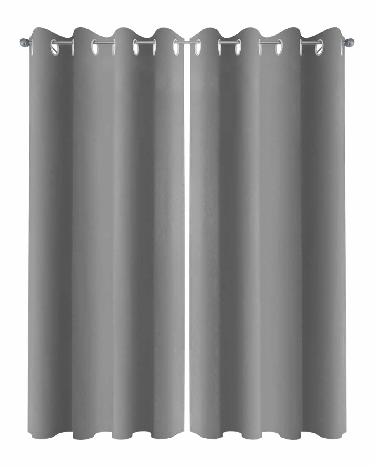 nqOlkjepod Outdoor Curtains for Patio Waterproof, Black Ombre Outdoor Privacy Panels Grommet, Grey Modern Art Farmhouse Blackout Outside Curtains for Porch/Cabana/Pergola/Gazebo 54"x95", 2 Panels