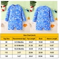 thumbnail image 3 of LAPAKIDS Toddler Baby Boy Bathing Suit 1-Piece Swimsuit Long Sleeve Zipper Rash Guard Swimwear 18-24 Months, 3 of 7