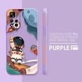 thumbnail image 3 of Case For Redmi Note 12 11 11T 11R 11E 10 9 8 7 7S PRO PLUS 4G 5G Simple Liquid silicone Case Cute Cartoon Spaceman Astronaut, 3 of 5