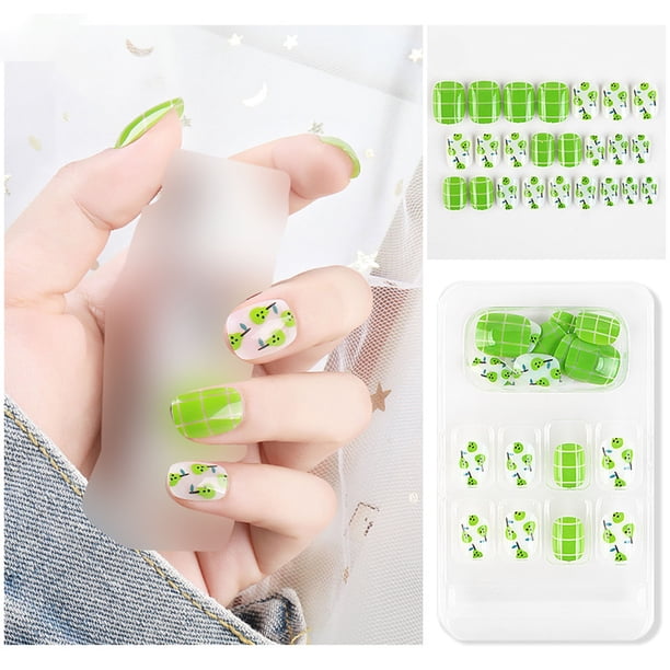 Uñas postizas, uñas postizas, regalos para mujeres que usan uñas postizas, uñas postizas terminadas, uñas postizas extraíbles, uñas postizas fijas.