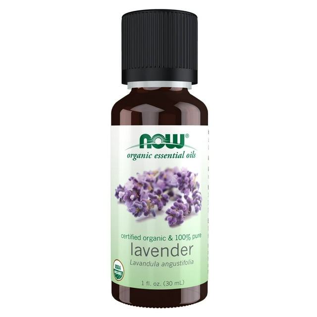 Aceite esencial NOW de lavanda orgánica, 30 ml, 100% vegano puro