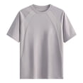 thumbnail image 6 of COSFO Athletic Mens T Shirt Dry Fit Cotton Short Sleeve Undershirts Classic Fit Crew Neck Performance Solid Moisture Wicking Men T Shirts S, 6 of 8