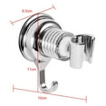 thumbnail image 4 of ABS 360 Degree Attached Adjustable Bathroom Shower Head Base Bracket Holder Support with Sucker, 4 of 8