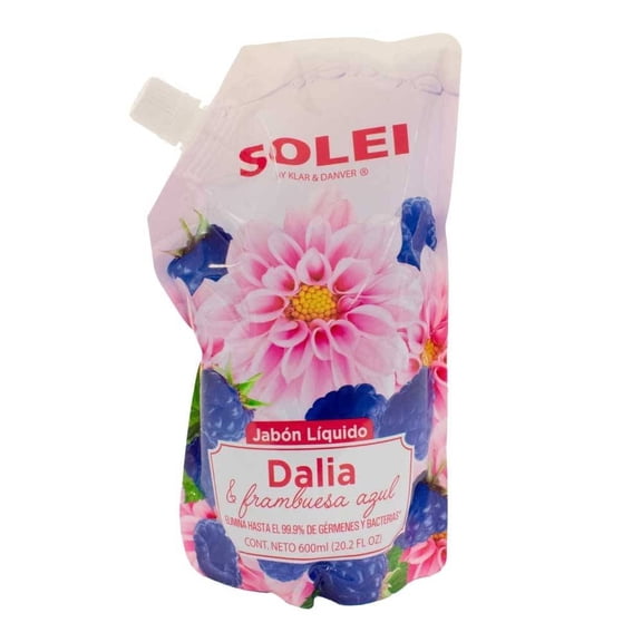 Jabón Líquido Prichos Dalia y Frambuesa Azul 600 ml