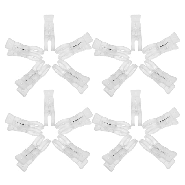MERRYHAPY 20Ud Sujetadores Transparentes Para Globos Con Pinzas Para Montaje En Eventos