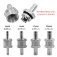 thumbnail image 4 of justharion Check Valve Pneumatic Fitting Quick Waterproof Lightweight One-way Valves Coupling Connector Durable Coupler for Air Compressor 10MM, 4 of 5