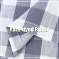 thumbnail image 5 of Plaid Valances Curtain, Rod Pocket Thicken Yarn Dyed Buffalo Check Gingham Curtains Valance, 5 of 9