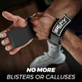 thumbnail image 4 of DEFY Weight Lifting Grips for Powerlifting – Anti-Slip Neoprene Gym Grips with Padded Wrist Straps – Lifting Straps for Deadlifts, Cross Training, Gymnastics & Pull Ups (Small), 4 of 5