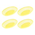 thumbnail image 2 of Yellow Collapsible Plastic Food Basket for Storage Use Creative Design Fits Various Spaces, 2 of 4