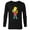 Black, variant on The Simpsons Bart Simpson Rude Mouth - Long Sleeve T-Shirt for Men – Customized-Athletic Heather