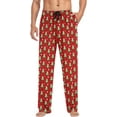 thumbnail image 3 of GZHJMY Christmas Tree Pajama Pants for Men, Lounge Pants Lightweight Men Pajama Bottoms with Drawstring Pockets, Christmas New Year Birthday Gifts, X-Large, 3 of 6