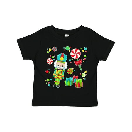 

Inktastic Holiday Nutcracker and Candy for Christmas Gift Toddler Boy or Toddler Girl T-Shirt