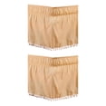 thumbnail image 3 of Toystoory Decoración Del Hogar Faldón De Cama Elegante Y Fácil De Mantener Faldones De Cama Fáciles De Limpiar Beige US-Queen60*80in Beige Reina de EE. UU. 60 * 80 pulgadas 2Conjunto, 3 of 6