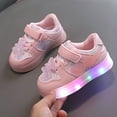 thumbnail image 2 of LUOGENLI Girls Shoes Size 5 Big Kid Children Shoes Thick Soled Sneakers Fashionable and Casual Light Soled Shoes Soft Soled Love Sneakers Dress Shoes for Girls Size 13 Girls Shoes Size 12 21, 2 of 7